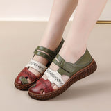 Cowhide mom sandals for women non slip cowhide sole soft sole genuine leather women's shoes flat bottom - V.I.P Digital Presence