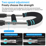 Adjustable Spring Twister Arm Exerciser: Strengthen forearms, triceps & chest. Portable home fitness gear. - V.I.P Digital Presence