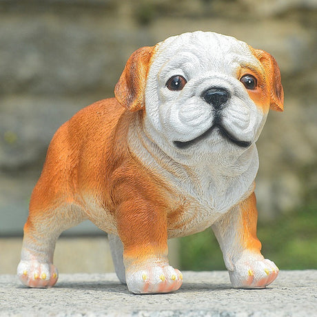 Bulldog ornament puppy resin - V.I.P Digital Presence