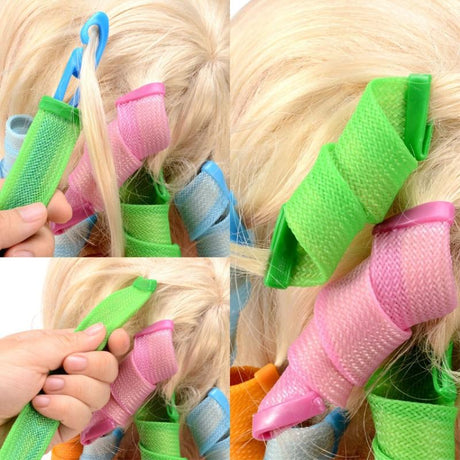 18pcs Hair Rollers Snail Rolls Styling Curler Tools, Easy At Home DIY Natural Way Magic Roller Magic Curler - V.I.P Digital Presence