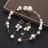 Bride Pearl Headwear Exquisite Handmade Beaded Jewelry - V.I.P Digital Presence
