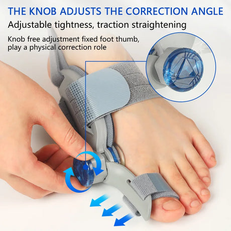 Bunion Corrector Unisex Foot Hallux Valgus Braces Rotatable Toe Separator Straightener Adjustable Pedicure Finger Toe Corrector - V.I.P Digital Presence