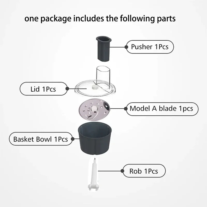 Food Cutter For Thermomix TM5 TM6  Chopper Vegetable Peeler Cooking Masher Slicing Shredding Multifunctional Fine Peeler Set - V.I.P Digital Presence