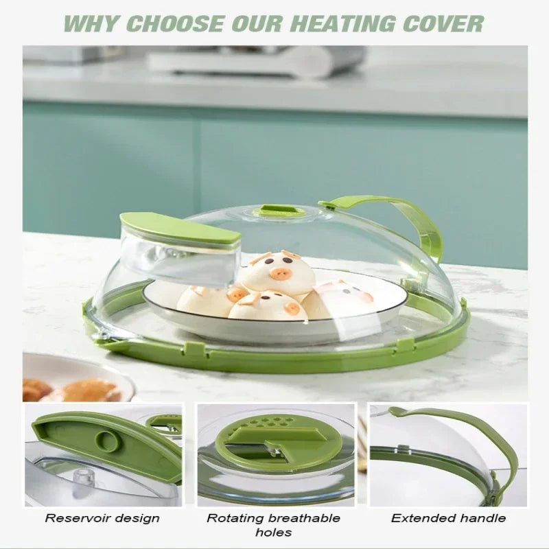 Microwave anti splash cover heat-resistant food heating cover food preservation cover oil proof cover - V.I.P Digital Presence