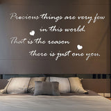 Precious English Letter Acrylic Mirror Surface Sticker Literary Sentence Background Wall Decoration Self-Adhesive 3D Wall Sticker - V.I.P Digital Presence