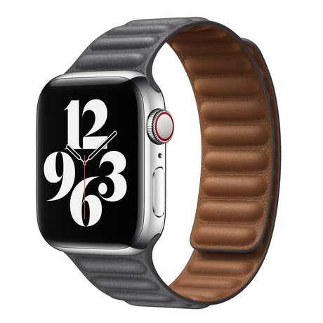 Suitable For iwatch8 Watchband S7 SE 6/5/43 Magnetic Suction New Leather Loopback Chain Apple Watch Wristband - V.I.P Digital Presence