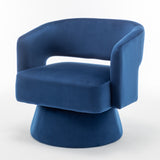 Swivel Barrel Chair, Velvet Accent Armchair 360 Degree Swivel Club Chair for Living Room Bedroom Reception Room - V.I.P Digital Presence