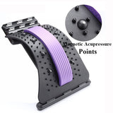 Back Massager Stretcher Equipment Massageador Magic Support Stretch Fitness Relaxation Spine Pain Lumbar Relief Back Stretcher - V.I.P Digital Presence