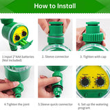 Outdoor plastic garden hose equipped with electronic automatic irrigation timer - V.I.P Digital Presence