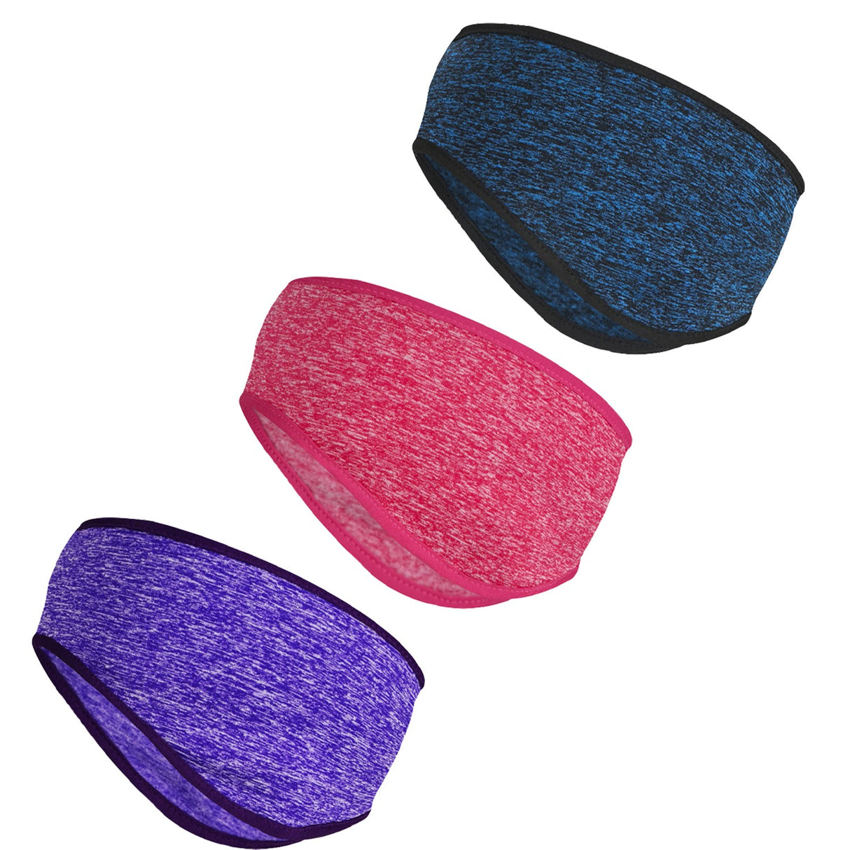 Protectores auditivos de felpa y vellón de gran venta para deportes, correr, ciclismo, protección térmica, diadema, banda para la cabeza y orejeras.
