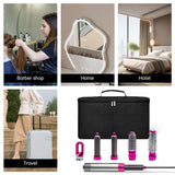 travel storage bag compatible with Dyson Airwrap Styler, a portable organizer with multi-pockets for hair curler and attachments - V.I.P Digital Presence