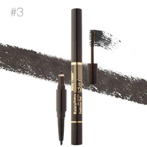 Music Flower Brand Eye brow Makeup Set Eyeliner+Eyebrow Powder+Eyebrow Brush Long-lasting Waterproof Quick Dry Comestic Tools - V.I.P Digital Presence