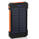 For Smartphone with LED Light Solar Power Bank Waterproof 20000mAh Charger 2 USB Ports External Charger Powerbank - V.I.P Digital Presence