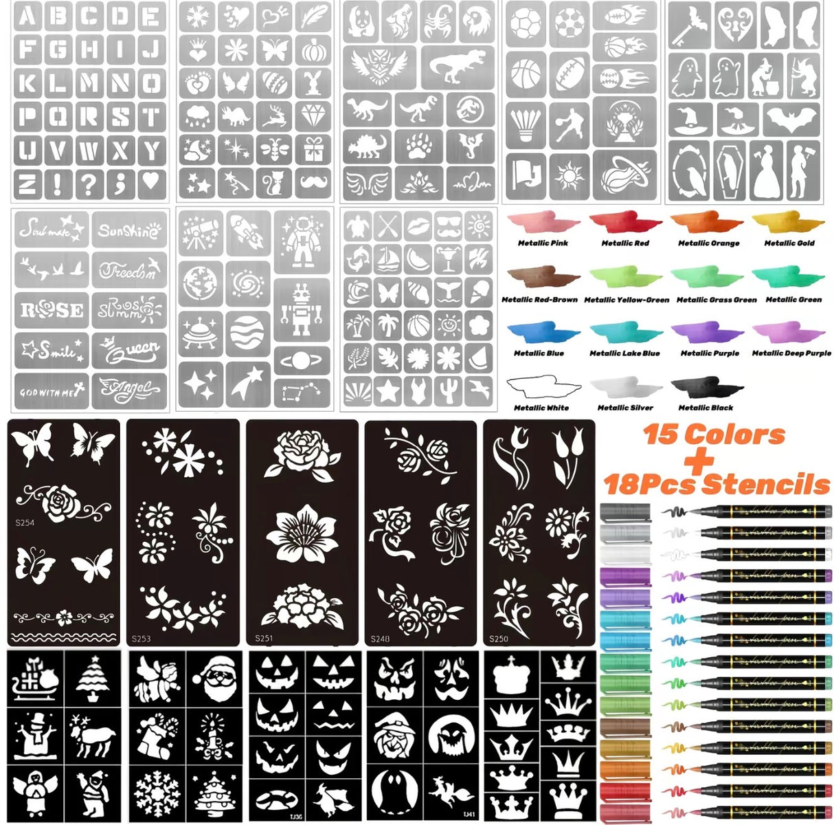 SkinInk Body Art Markers