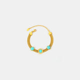 Turquoise Titanium Steel Bracelet - V.I.P Digital Presence