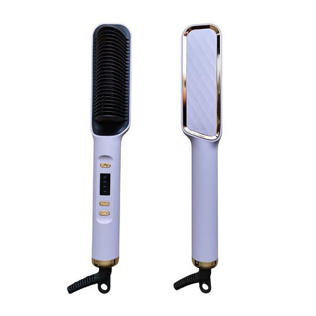 Straight Hair Comb, Lcd, Household Negative Ion Lazy Person Curling Stick, Dual Purpose Hair Salon, Electric Hair Straightener - V.I.P Digital Presence