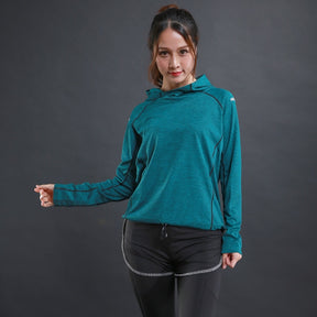 Autumn Thin Women Running T Shirts Gym Fitness Long Sleeves Sweatshirts Quick Dry Training Breathable Hood Sports Yoga Clothing - V.I.P Digital Presence