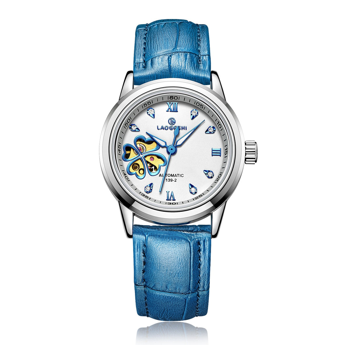 LAOGESH Women's Fully Automatic Mechanical Watch Fashion Hot Selling Night Glow Genuine Leather Steel Band Couple Watch - V.I.P Digital Presence
