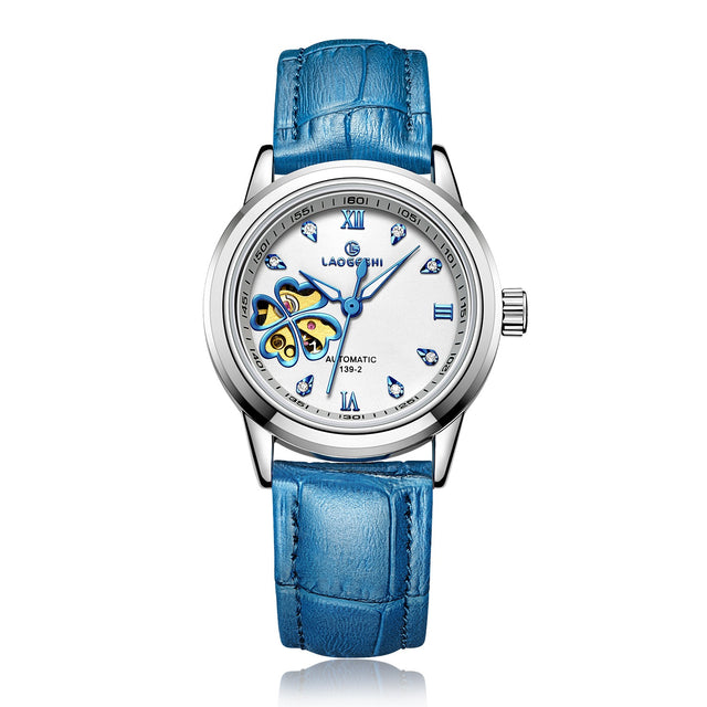 LAOGESH Women's Fully Automatic Mechanical Watch Fashion Hot Selling Night Glow Genuine Leather Steel Band Couple Watch - V.I.P Digital Presence