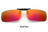 Cool Polarized Mirrored UV400 Lens Clips On Sunglasses Driving Night Vision Lens Sun Glasses Male Anti-UVA For Men Women - V.I.P Digital Presence
