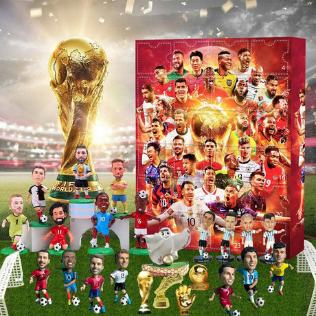 Football Blind Box World Cup PVC Star Ornament Football Star Blind Box Comes to the Football World Handmade - V.I.P Digital Presence