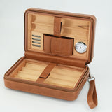 Cigar Box Zipper Pack 6-pack Convenient Cigar Box Cigarette Box Smoking Accessories Cedar Wood Material Set - V.I.P Digital Presence