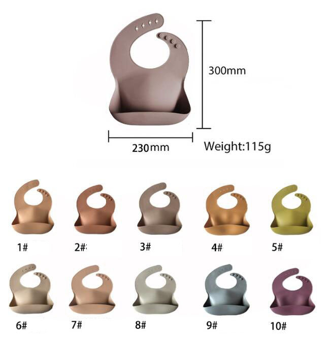 Baberos de silicona sólida para recién nacidos, baberos tipo bandana, baberos de moda para bebés y niños pequeños, delantales y bufandas para eructar, artículos para bebés