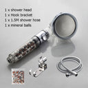 New Tourmaline balls Filter Shower Head Water saving 3 Modes adjustable SPA shower head on/off button high pressure shower - V.I.P Digital Presence
