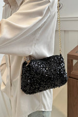 Sequin Removable Strap Shoulder Bag - V.I.P Digital Presence