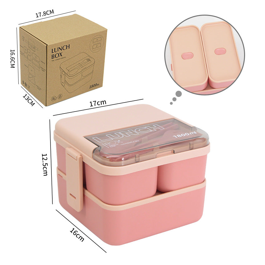 Sealed microwaveable double layer lunch box - V.I.P Digital Presence