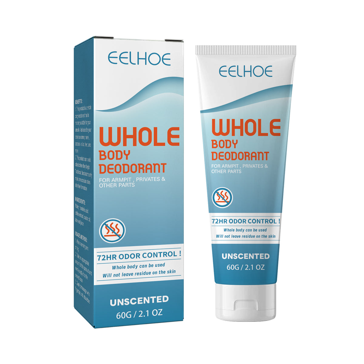 Whole Body Deodorant, Long Lasting Fragrance Clean Body Odor Body Odor Sweat Refreshing Fragrance Care Cream - V.I.P Digital Presence