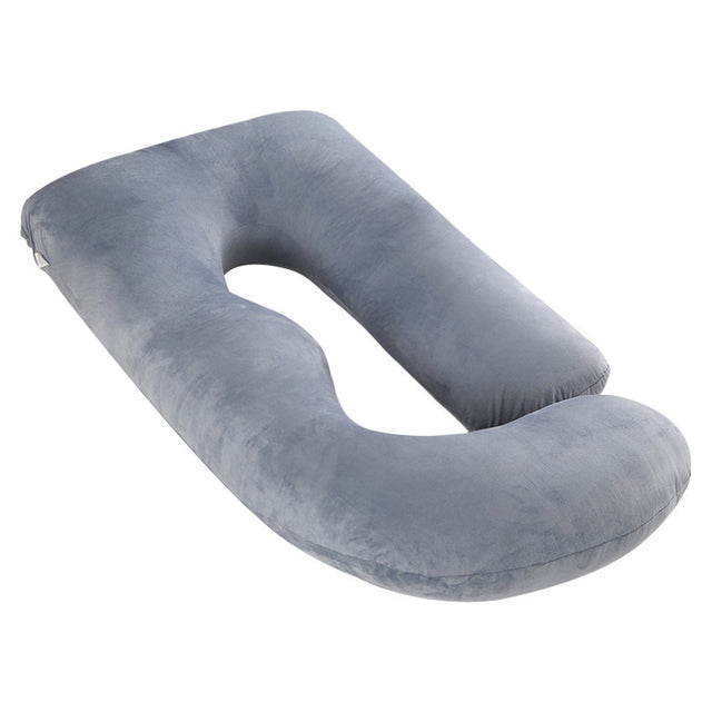Pregnant women's pillow waist protection side sleeping slope pillow J-shaped pregnancy sleeping pillow - V.I.P Digital Presence