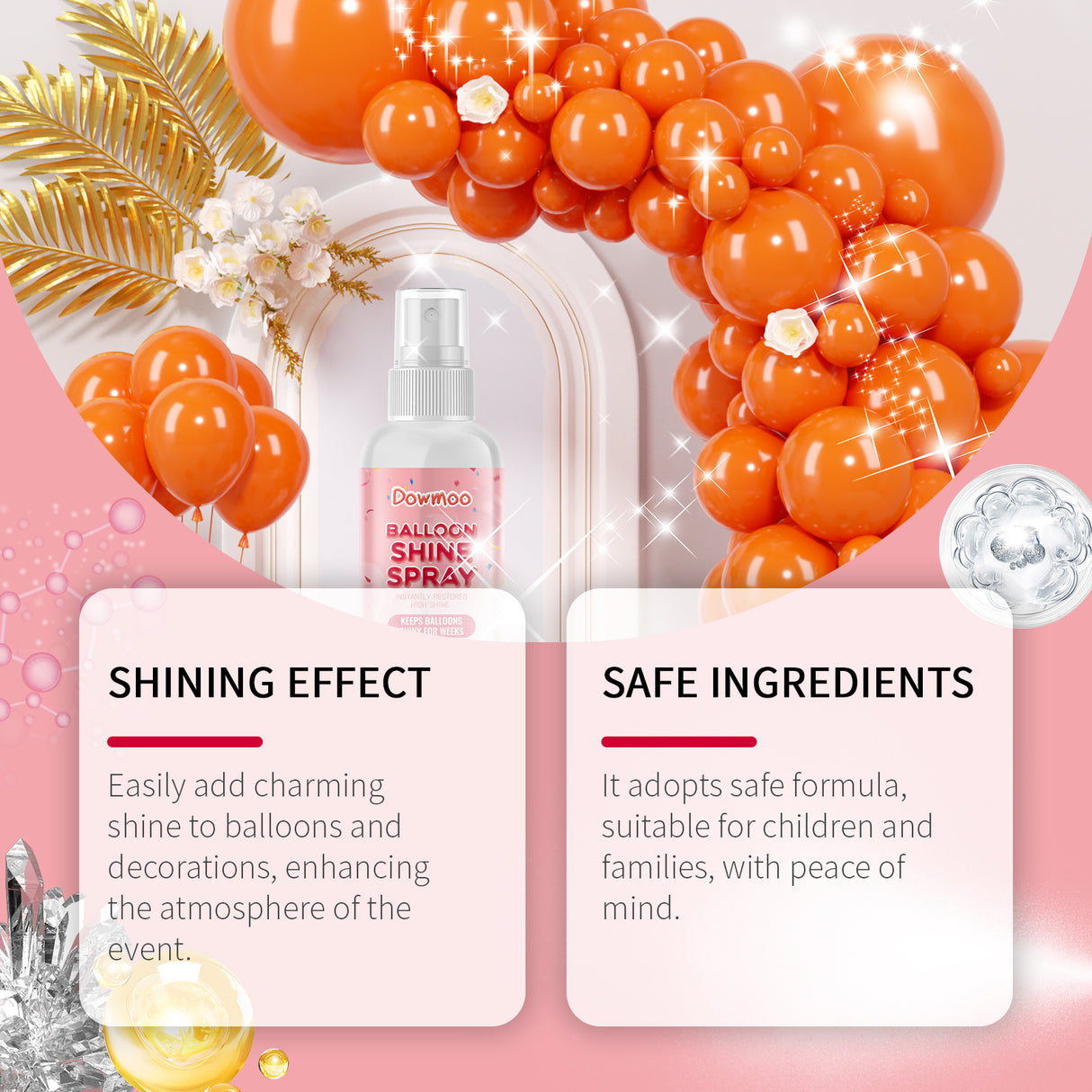 Balloon Shine Spray Brightens Up The Party Atmosphere With Easy To Apply Gloss Latex Balloon Spray - V.I.P Digital Presence