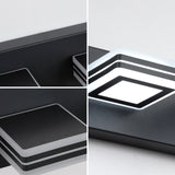 LED Modern Black Vanity Lights, 6-Lights Acrylic Matte Black Bathroom Vanity Lights Over Mirror - V.I.P Digital Presence