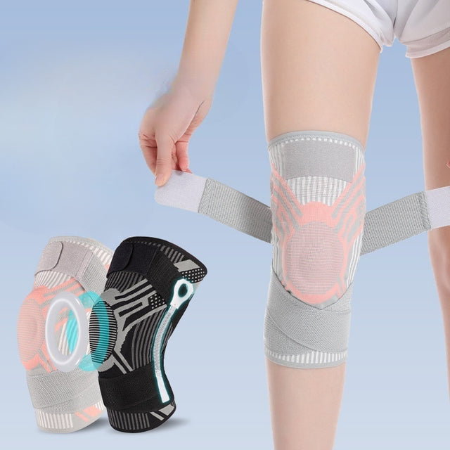 Basketball knee pads men's sports skipping rope running professional knee protection equipment - V.I.P Digital Presence