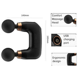 Muscle Massage Guns Double Head Fascia Gun Relax Gun Massage Gym Relaxation Treatments Body Massager Personal Massager Fitness - V.I.P Digital Presence