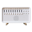 8 - Adjustable - White - Noise Air Aroma Diffuser Humidifier with Night Light and Bluetooth Speaker - V.I.P Digital Presence