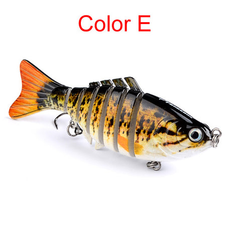 10cm Luya Bait Multi-Section Fish Plastic Hard Bait 15.5g Seven Sections Luya Bionic Bait Section Long Distance Cast Fake Bait Bait - V.I.P Digital Presence