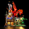 21348 Dragon and Dungeon Red Dragon Legend LED Lighting Building Blocks Toys Decorative Lights Gift - V.I.P Digital Presence