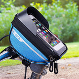 Cycling Bicycle Bike Head Tube Handlebar Cell Mobile Phone Bag Case Holder Case Pannier Waterproof Touchscreen Polyester Bike ba - V.I.P Digital Presence