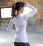 Sexy Hollow Out Sport Shirts Women Slim Fit Mesh Fitness Yoga T-shirt Long Sleeve High Elastic Gym Workout Tops Sportswear - V.I.P Digital Presence