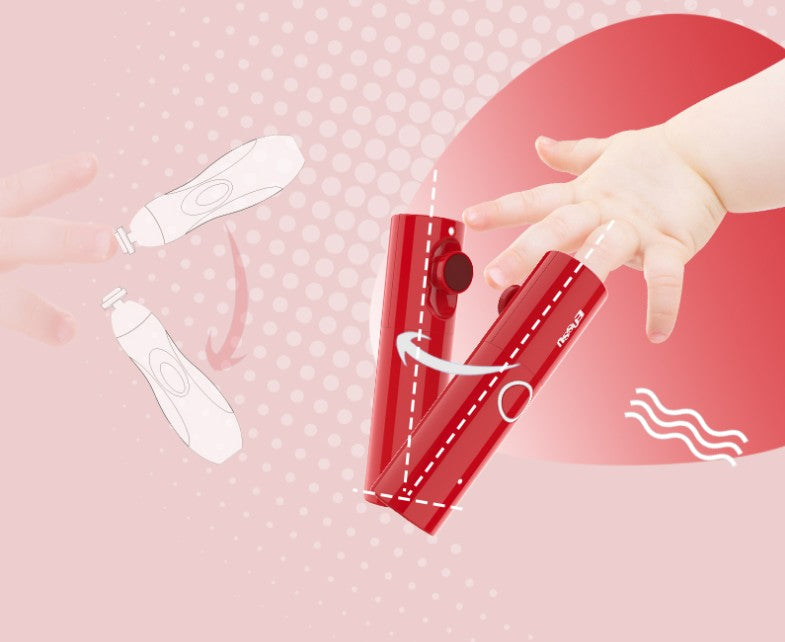 Recortador de uñas eléctrico Enssu para bebés, tijeras para bebés, cuidado de uñas seguro, cortador de uñas para niños, bebés, recién nacidos, manicura.