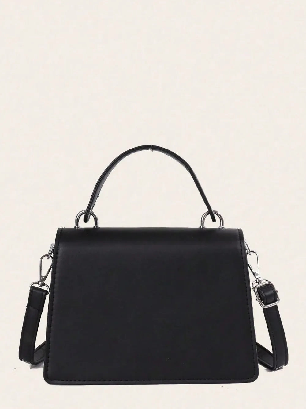 Chain PU Leather Detachable Shoulder Strap Handbag - V.I.P Digital Presence