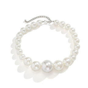 European and American Jewelry Retro Beaded Chain Necklace for Women Ethnic Imitation Pearls Design Necklaces Statement Jewelry - V.I.P Digital Presence