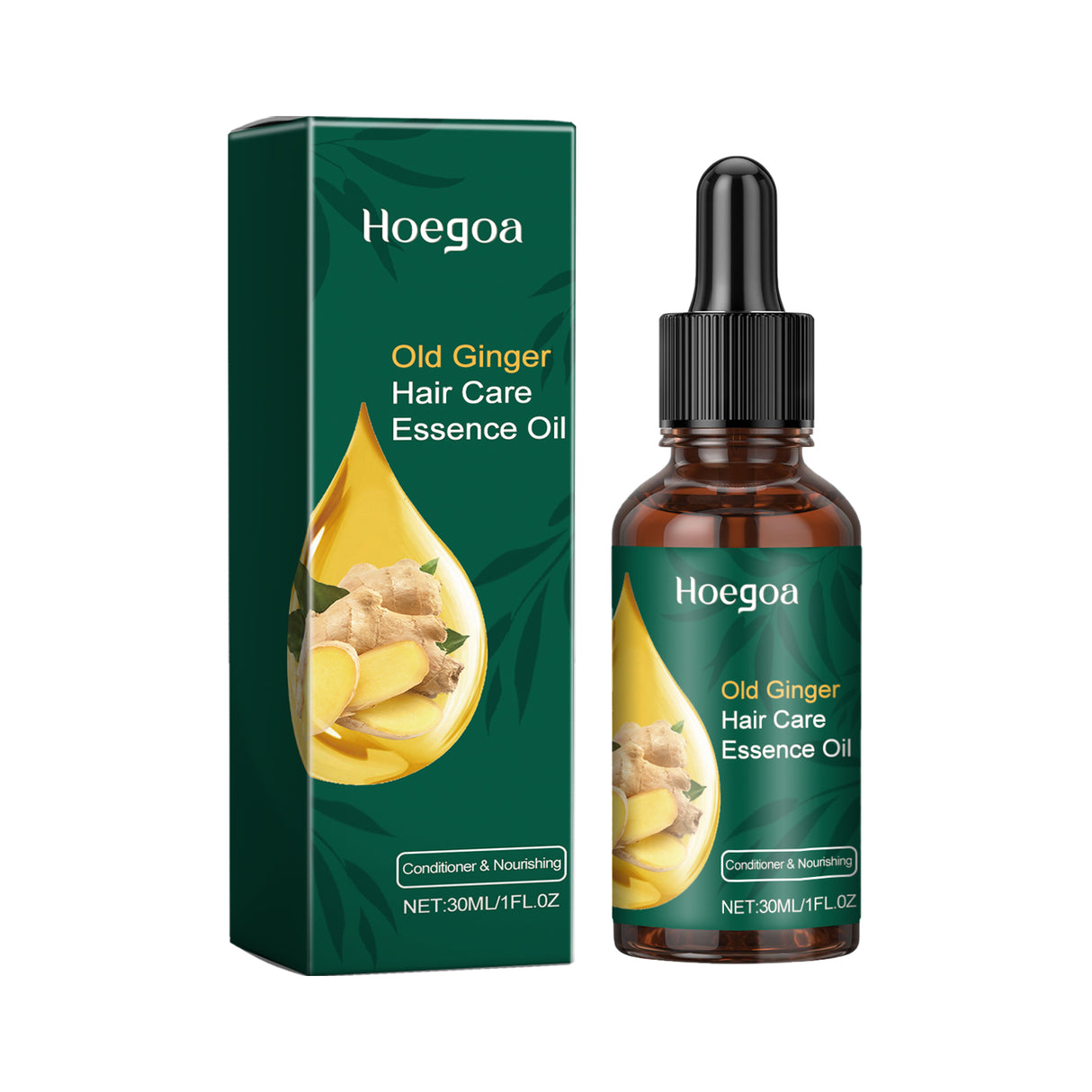 Old Ginger Hair Care Essence Oil, Moisturize Hair Roots Repair Frizzy Knot Supple Strong Thick Hair - V.I.P Digital Presence
