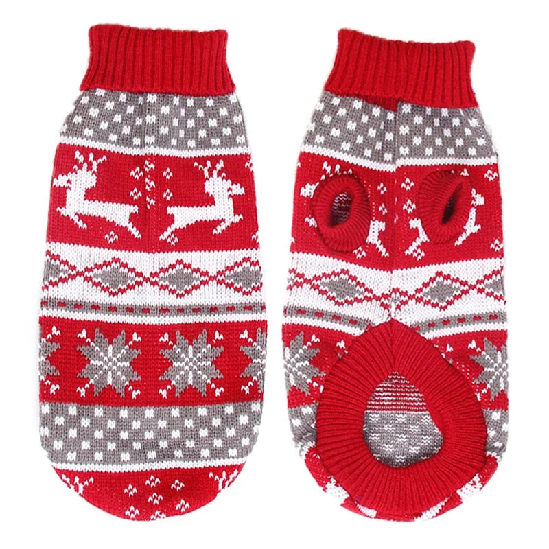 Warm Pet Dog Sweater Winter Dog Clothes for Small Medium Dogs Knitted Puppy Cat Coat Chihuahua French Bulldogs Yorkie Customes - V.I.P Digital Presence