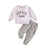 Autumn New Boys' Letter Printed Long Sleeve Ha Yi Sports Minimalist Long Pants Two Piece Set - V.I.P Digital Presence