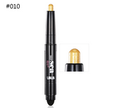 UBUB Eye Pencil Eyeshadow Silkworm Pen Velvet Shimmer Earth Double Color Eye Shadow Cream Glitter Makeup Palette Cosmetics - V.I.P Digital Presence