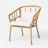 Outdoor dinner simple bamboo woven chair table legs - V.I.P Digital Presence