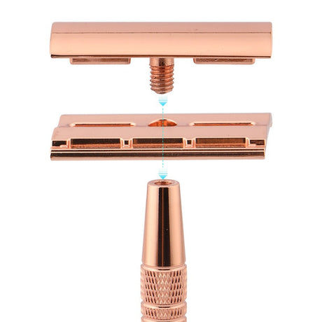 Old style shaver for both men and women, lightweight double-sided shaving blade, kraft paper packaging, alloy beard blade - V.I.P Digital Presence